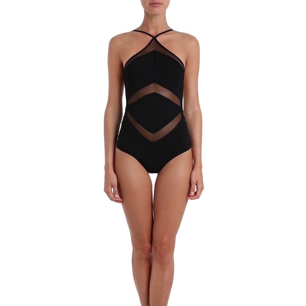 Zimmermann Chevron bathing suit, black, US 2-6 - Picture 2 of 7
